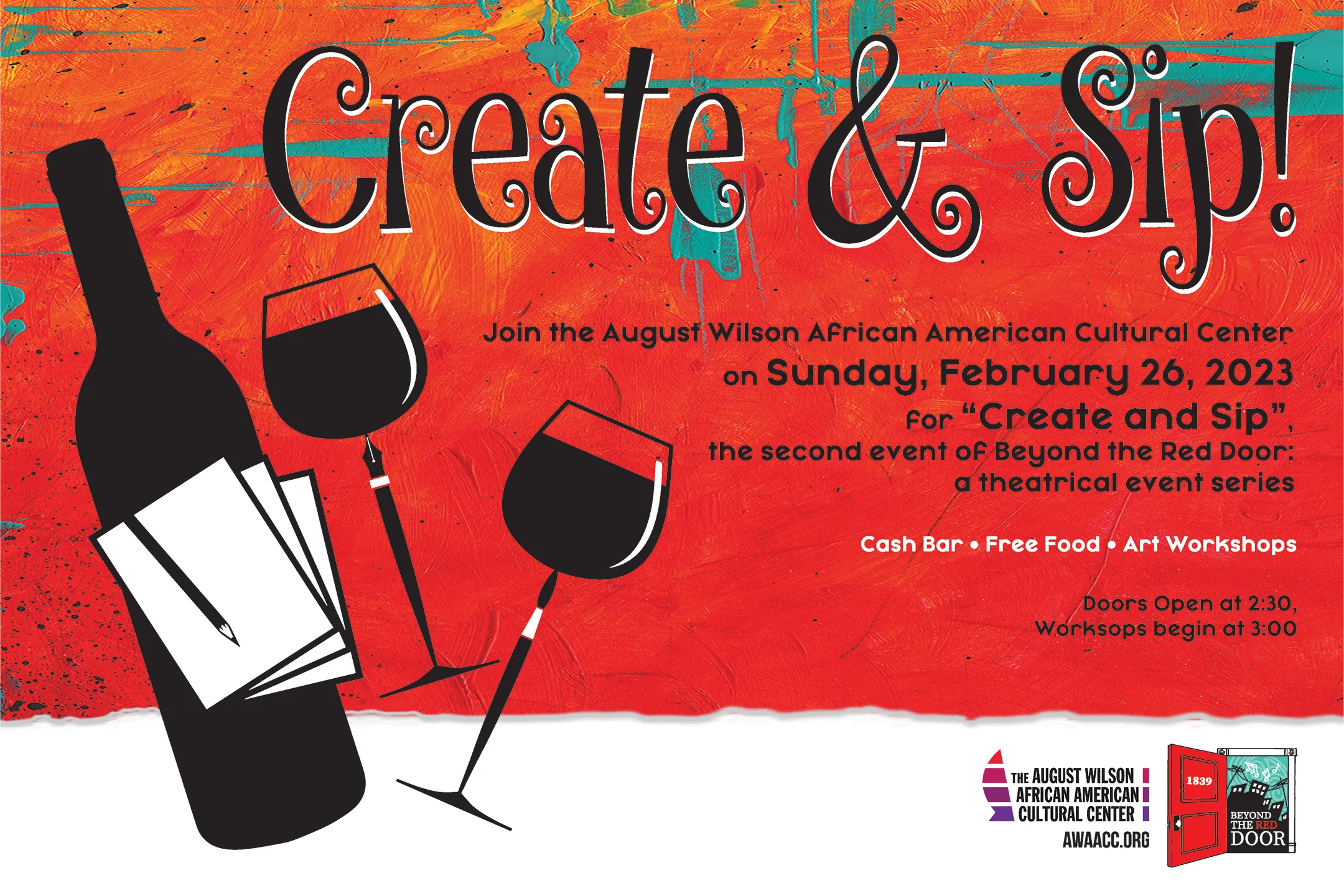 Create and Sip at August Wilson African American Cultural Center