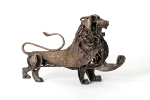 John Rhoden, (1916-2001) Three Headed Lion, 1954 Bronze 20 x 37 x 12 in. The John Walter Rhoden and Richanda Phillips Rhoden Collection