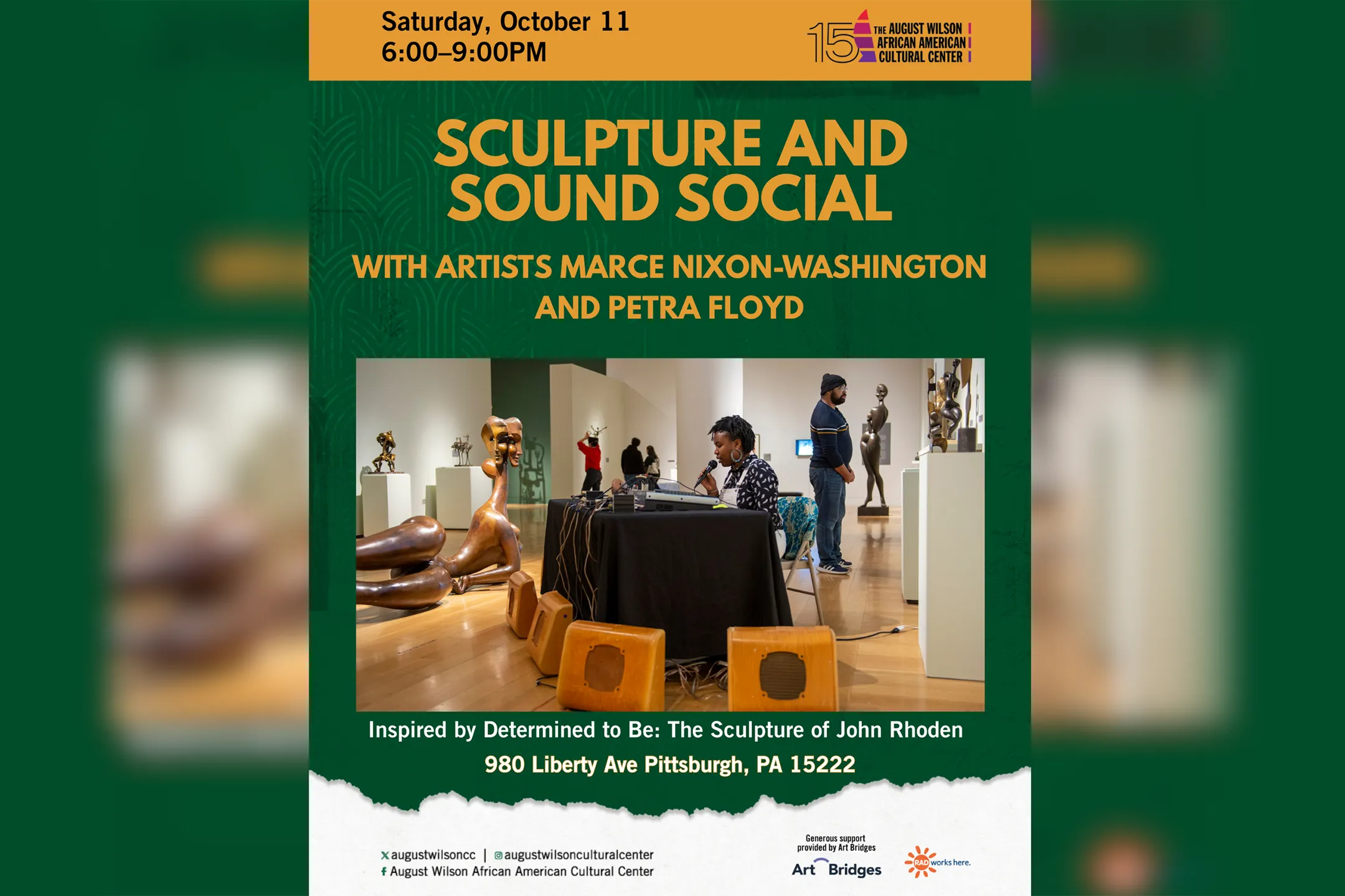 Sculpture and Sound Social with Artists Marce Nixon-Washington and Petra Floyd